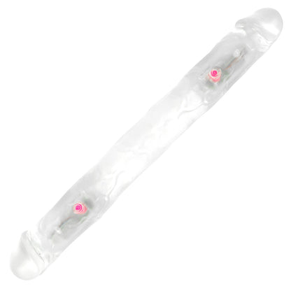 MAPARON クリア双頭ディルド アナルバイブ リモコン付き ワイヤレス充電 TPE - TaRiss's