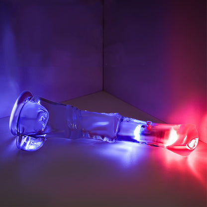 MAPARON クリア馬ディルド アナルバイブ リモコン付き ワイヤレス充電 TPE - TaRiss's