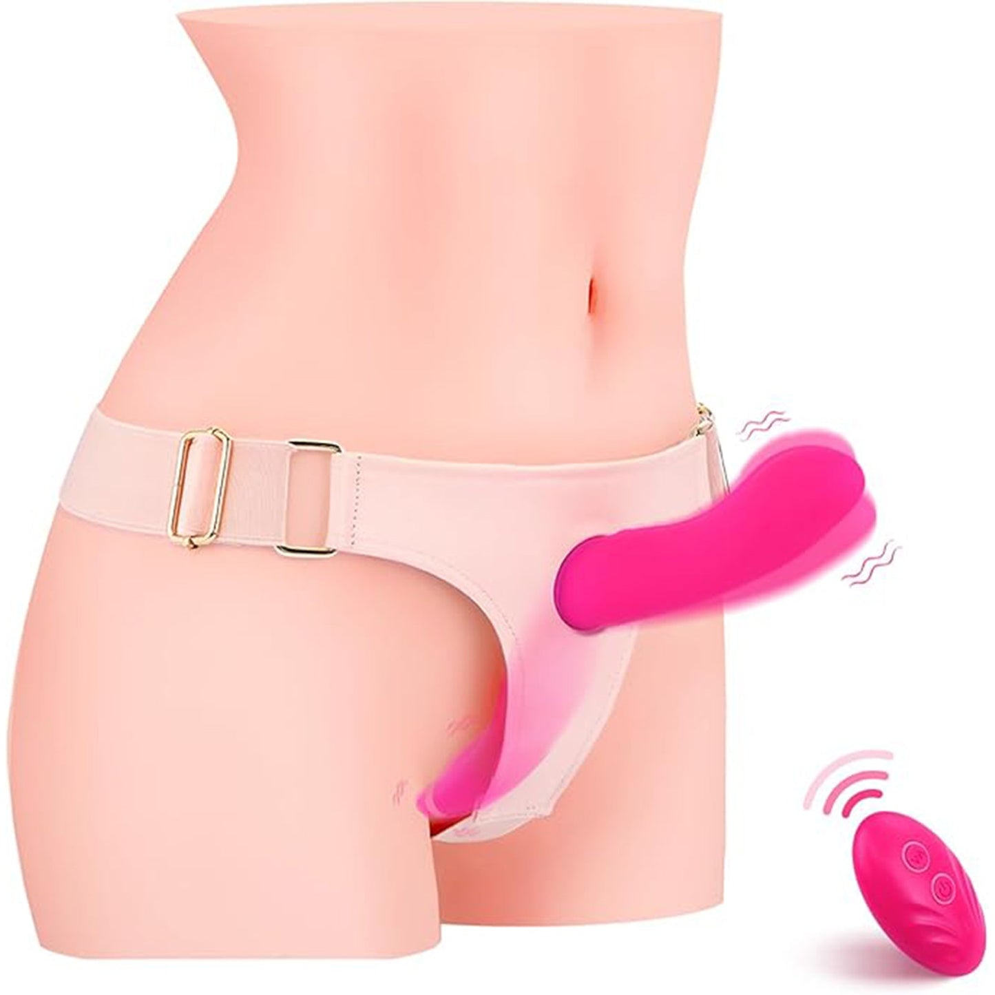 MinYn バイブ 女性向け 10種類強力振動 レズビアンカップル シリコン 固定用パンツ付き リモコン付き - TaRiss's