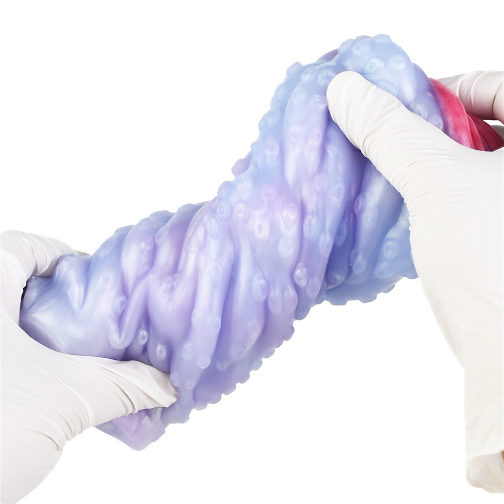 MinYn タコの触手 オナホール オナホ ペニス刺激 アナルプラグ 凹凸あり 非貫通 多種用途 液体シリコン - TaRiss's