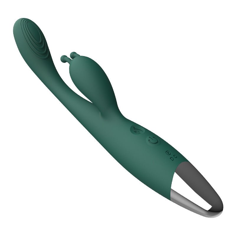 MinYn バイブ 女性向け 12種類強力振動モード 加温機能 中いき 両点責め シリコン - TaRiss's