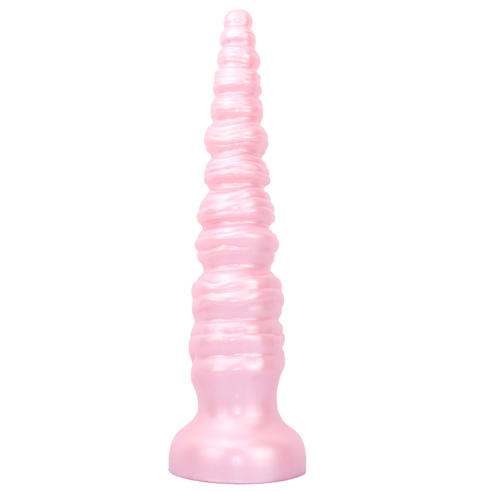 MinYn アナルプラグ 螺子 吸盤付き 凹凸あり 液体シリコン - TaRiss's