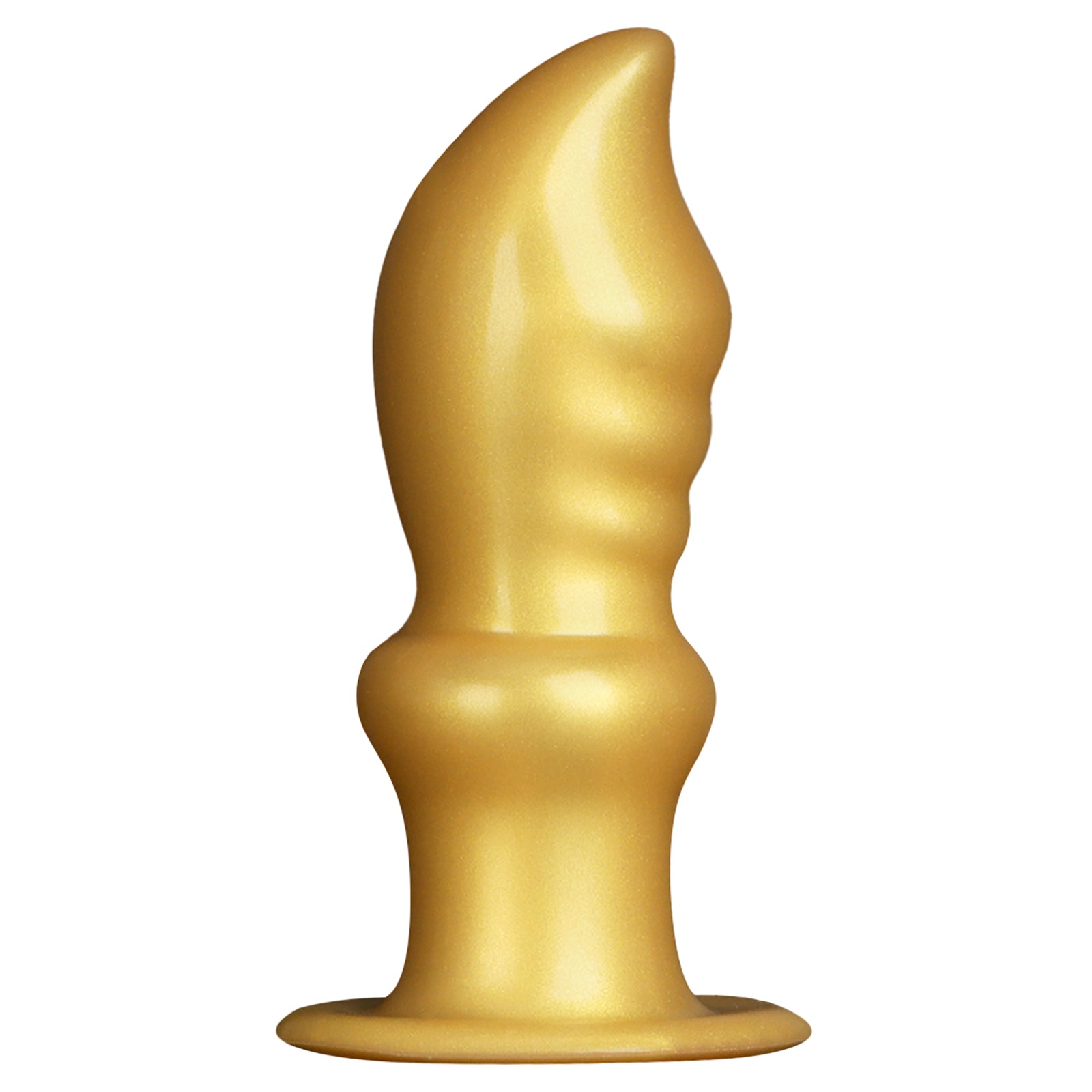 MinYn アナルプラグ ナイフ 吸盤付き 凹凸あり アナル開発 液体シリコン - TaRiss's