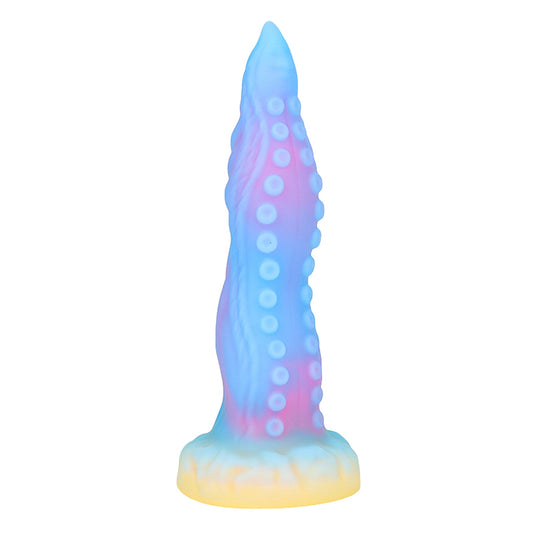 MinYn アナルプラグ 触手の吸盤 凹凸あり 夜光可能 吸盤仕様 液体シリコン - TaRiss's