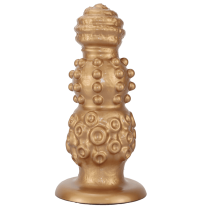 MinYn アナルプラグ 3連結ビーズ 凹凸あり 吸盤付き 液体シリコン - TaRiss's