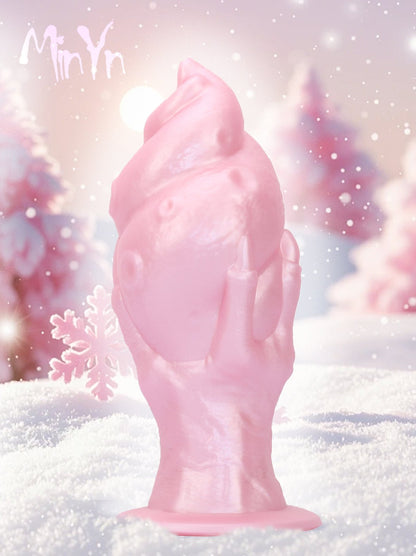 MinYn アナルプラグ 魔爪 吸盤付き 凹凸あり 液体シリコン ピンク - TaRiss's