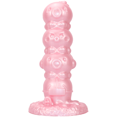 MinYn アナルプラグ アナル開発 吸盤付き 4ビーズ 凹凸あり 液体シリコン - TaRiss's