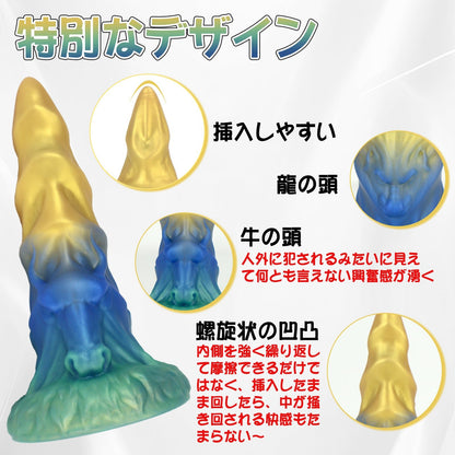 MinYn アナルプラグ アナル開発 螺旋状の凹凸 吸盤仕様 液体シリコン - TaRiss's