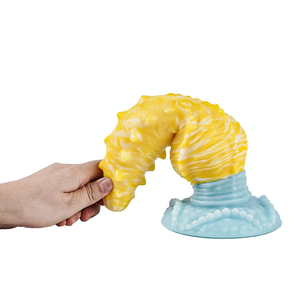 MinYn アナルプラグ 凹凸あり 液体シリコン 吸盤付き 三色 夜光仕様 - TaRiss's