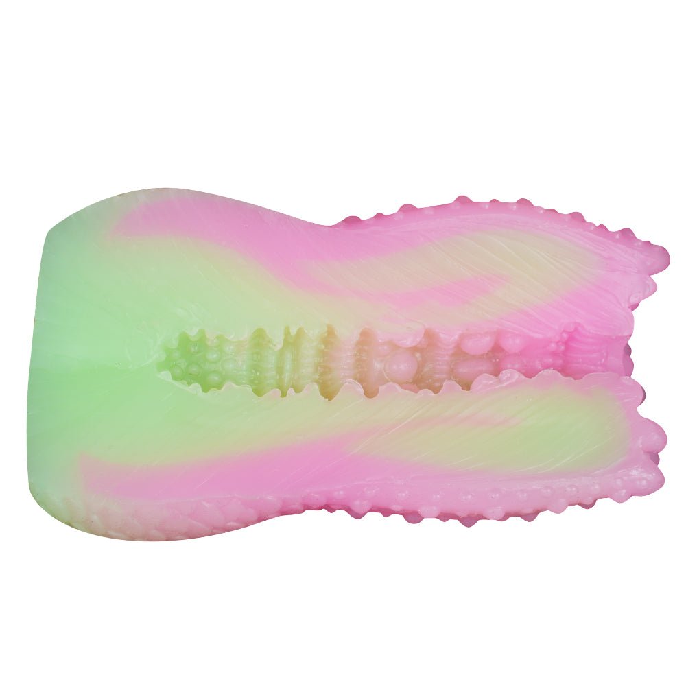 MinYn イソギンチャク オナホール オナホ ペニス刺激 凹凸あり 非貫通 多種用途 液体シリコン 夜光仕様 - TaRiss's