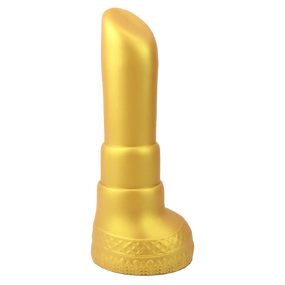 MinYn 口紅 アナルプラグ 金色 吸盤付き 液体シリコン - TaRiss's