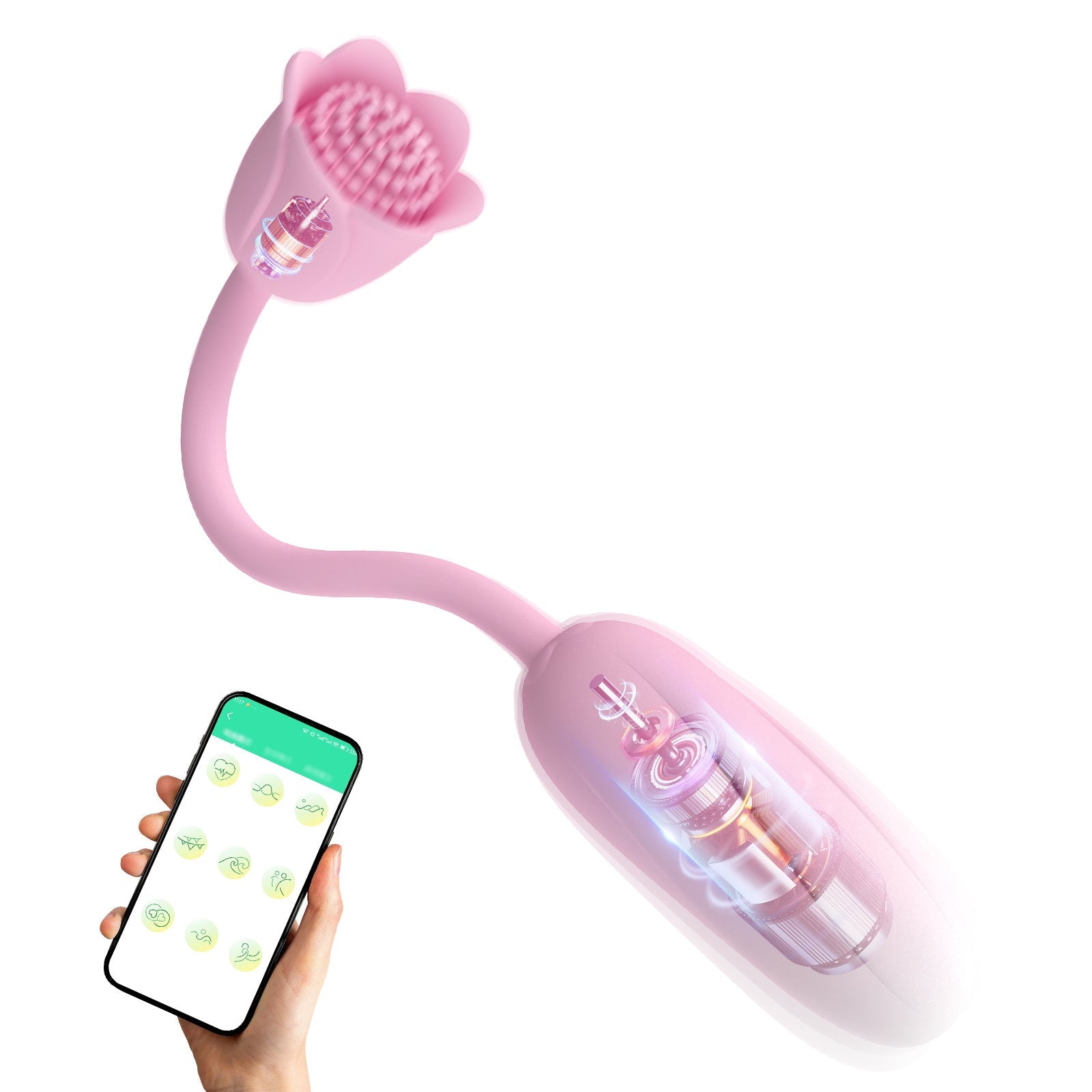 MinYn バイブ 両端とも使用可能 女性向け 9段階振動モード - TaRiss's