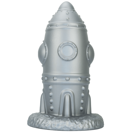 MinYn アナルプラグ 吸盤付き 凹凸あり アナル開発 液体シリコン 二つの色 「ロケット」 - TaRiss's