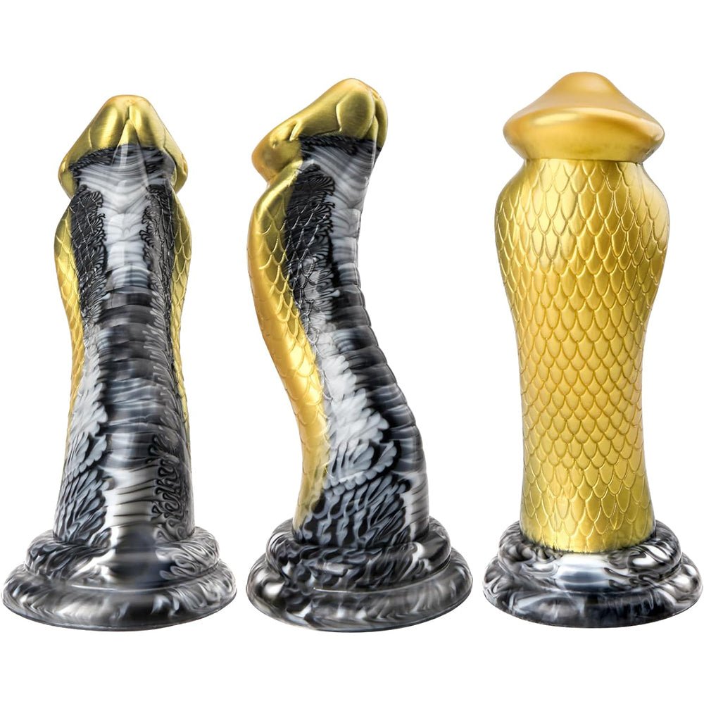 MinYn コブラ アナルプラグ S形 凹凸あり 吸盤仕様 液体シリコン - TaRiss's