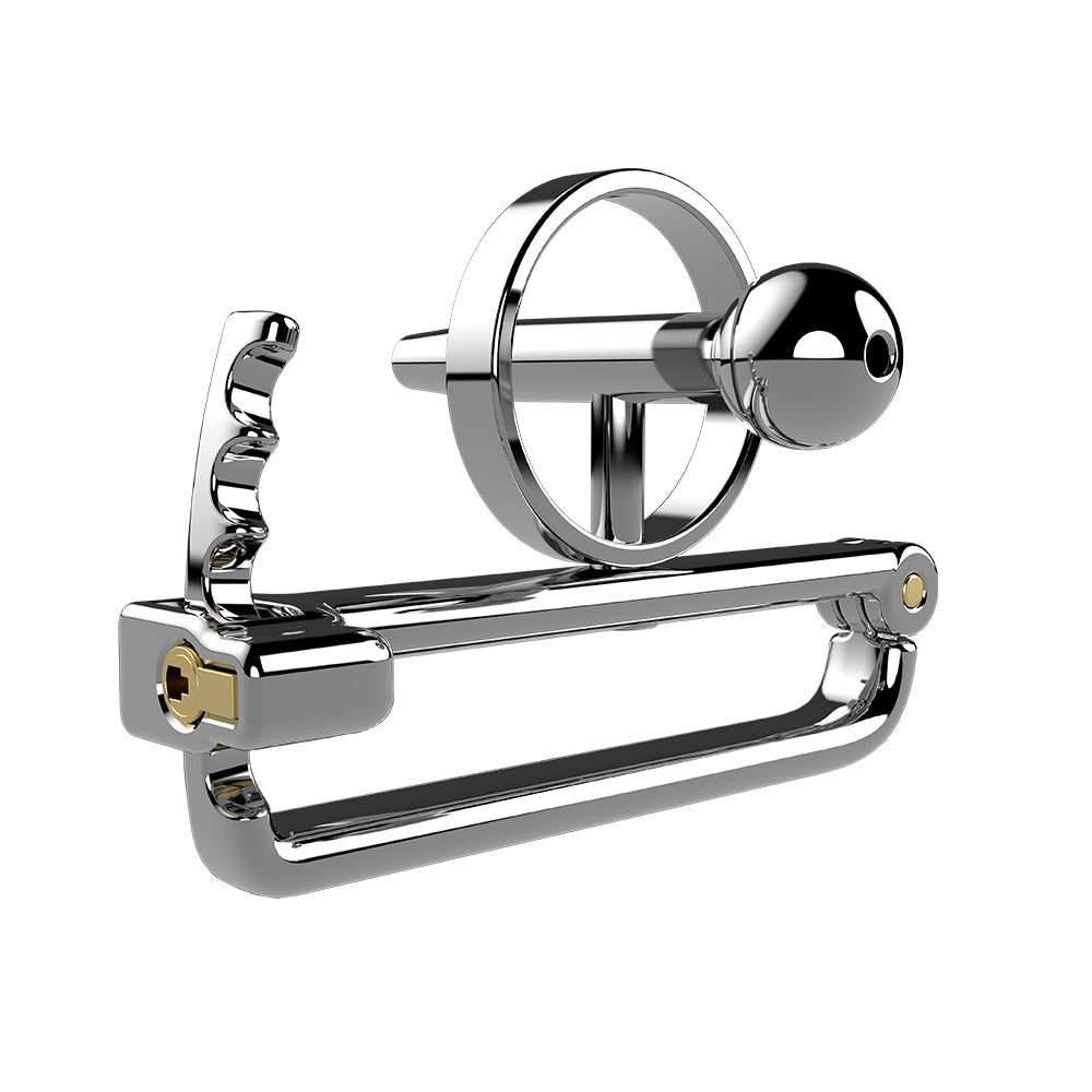 MinYn 貞操具 中空拘束具 尿道責め ステンレス製 鍵付き 男性用 SM 超上級者向け - TaRiss's