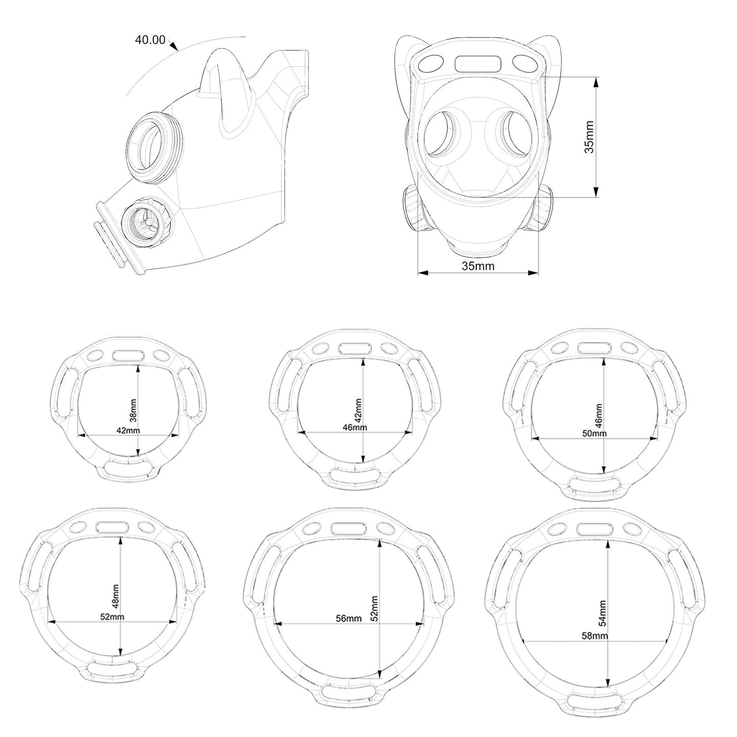 MinYn 貞操具 長時間装着可能 樹脂製品 鍵付き 男性用 SM 外出用可 - TaRiss's