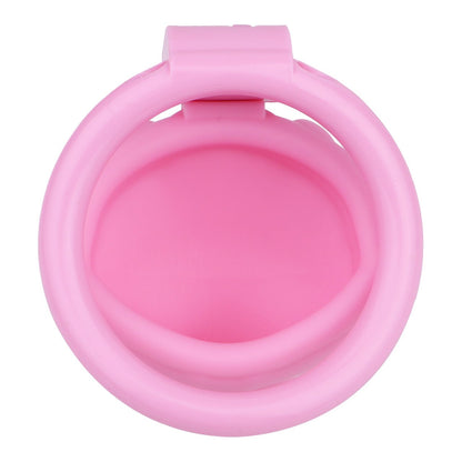 MinYn シェル 貞操具 長時間装着可能 樹脂製品 鍵付き 男性用 SM ベルト付き 外出用可 ピンク色 - TaRiss's