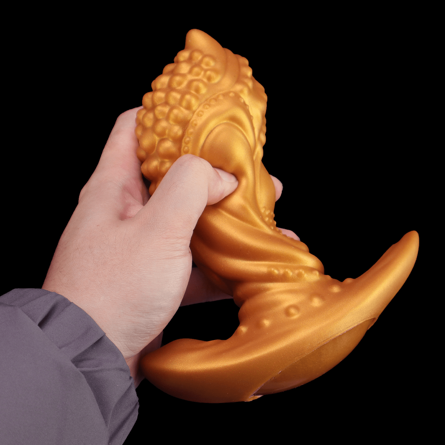 NIGHTLOOM アナルプラグ 凹凸あり アナル開発 アンカー形台座 タコ 液体シリコン 五つのサイズ - TaRiss's