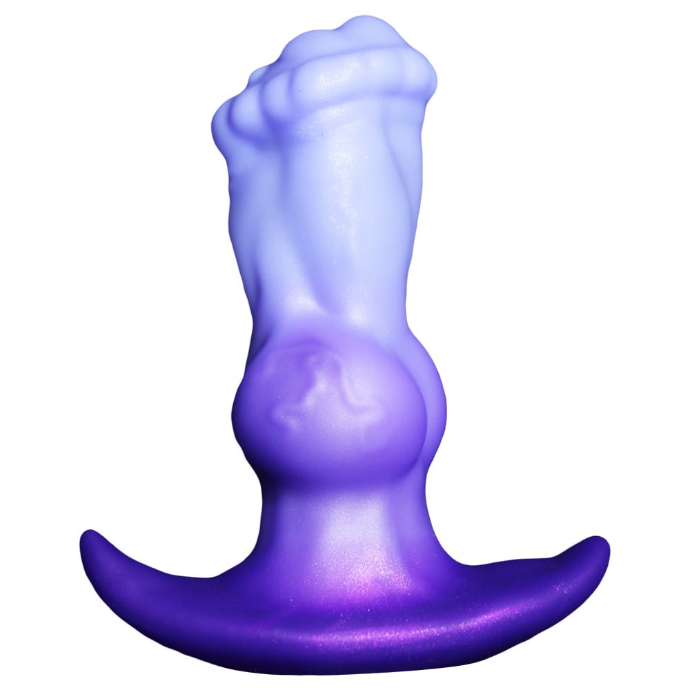 NIGHTLOOM アナルプラグ 凹凸あり アンカー形台座 ノット付き 液体シリコン 全3サイズ - TaRiss's