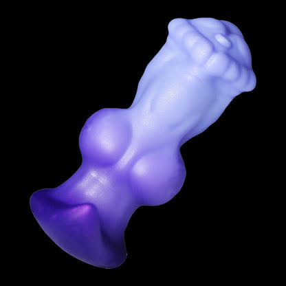 NIGHTLOOM アナルプラグ 凹凸あり アンカー形台座 ノット付き 液体シリコン 全3サイズ - TaRiss's