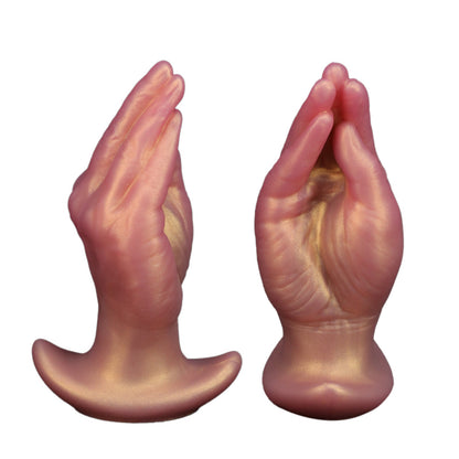 NIGHTLOOM アナルプラグ 凹凸あり フィスト 擬似手コキオナホ アンカー形台座 液体シリコン - TaRiss's