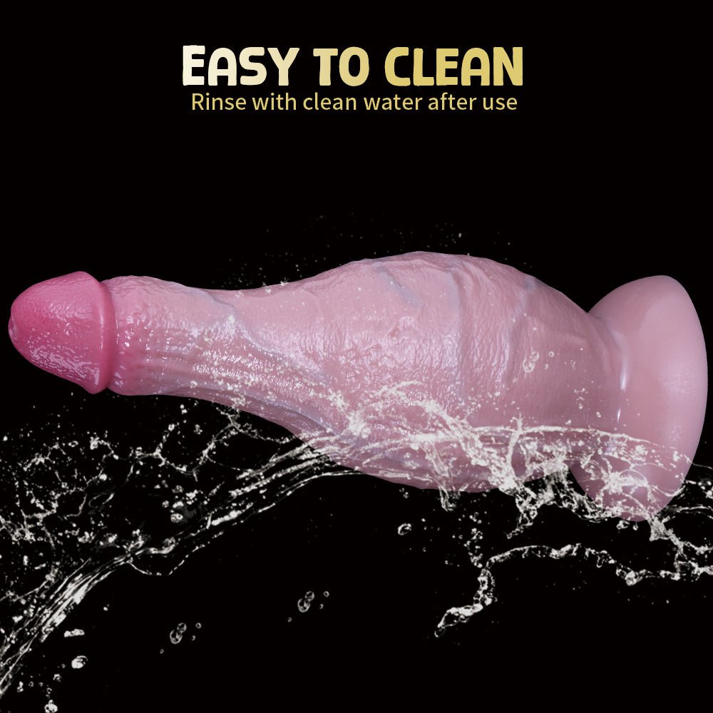 NIGHTLOOM ディルド 凹凸あり 本物の亀頭 リアルな血管 シリコン製 吸盤付き 三つのサイズ - TaRiss's