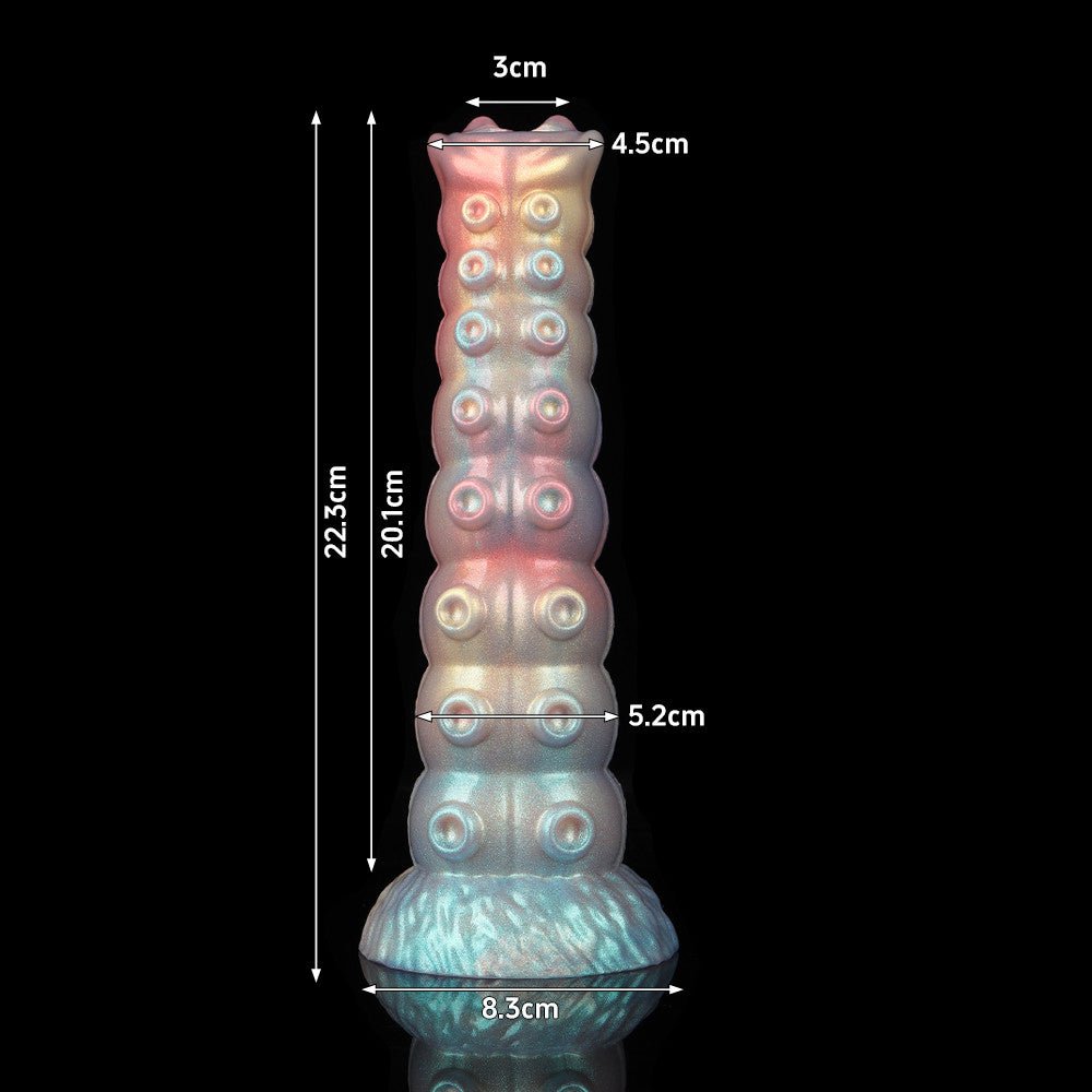 NIGHTLOOM 産卵器 触手 凹凸あり 卵付き 吸盤付き シリコン製 混色仕様 - TaRiss's