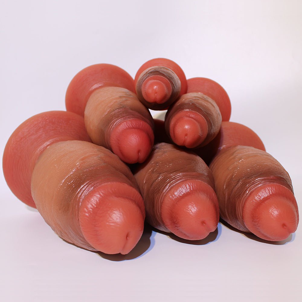 NIGHTLOOM ディルド 凹凸あり 本物の亀頭 リアルな血管 シリコン製 吸盤付き 六つのサイズ - TaRiss's