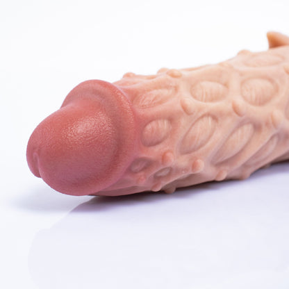 NIGHTLOOM ペニスサック 非貫通式 凹凸あり 陰茎袖 ペニスリング 液体シリコン - TaRiss's