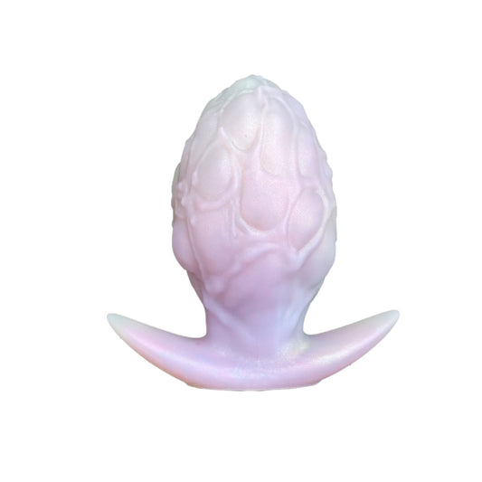 NIGHTLOOM アナルプラグ 凹凸あり シリコン製 ドラゴンの卵 アンカー形台座 混色仕様 - TaRiss's