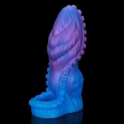 NIGHTLOOM ペニスサック 凹凸あり 非貫通式 タコの触手 吸盤 ペニスリング 陰茎袖 混色仕様 液体シリコン - TaRiss's