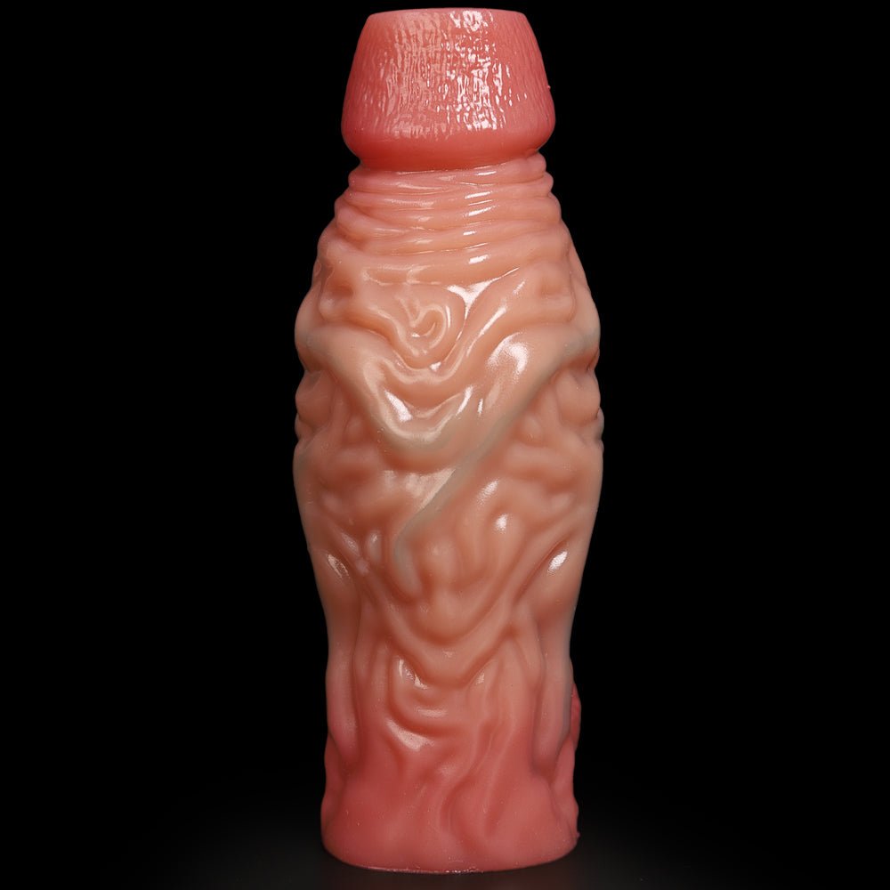 NIGHTLOOM ペニスサック 貫通式 凹凸あり リアルな血管 陰茎袖 ペニスリング 液体シリコン - TaRiss's