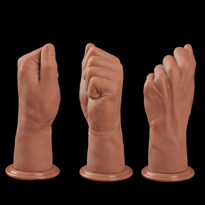 NIGHTLOOM アナルプラグ 凹凸あり フィスト用 吸盤付き 液体シリコン 肌色 8サイズ - TaRiss's