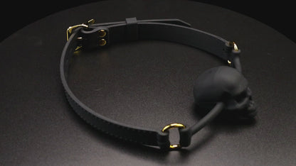 MAPARON SM口枷 スカル 調整可能 シリコン