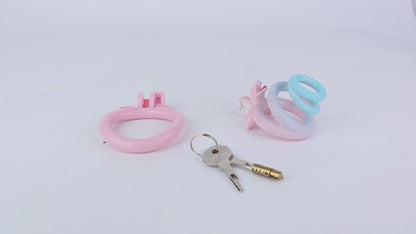 MinYn ヘビ 貞操具 樹脂製品 鍵付き 男性用 SM 外出用可