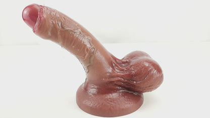 MAPARON ディルド 吸盤付き 凹凸あり 2層構造 液体シリコン