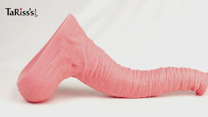 TaRiss's 象の鼻 ディルド アナルプラグ 六つのサイズ プラチナシリコン