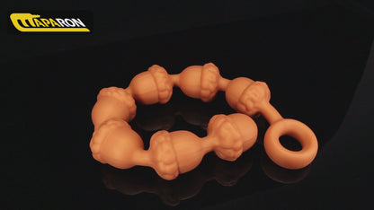 MAPARON どんぐりビーズ アナルプラグ 液体シリコン