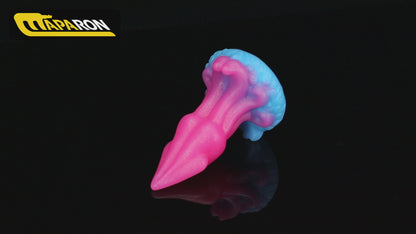 MAPARON イカ アナルプラグ スマホスタンド 凹凸あり 吸盤付き 液体シリコン