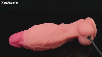 TaRiss's インフレート式アナルプラグ ディルド アナル拡張 2層構造 空気注入式 手動 シリコン