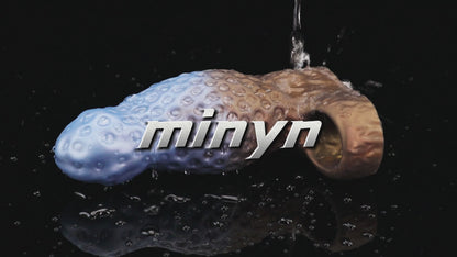 MinYn イチゴ ペニスサック 陰茎袖 ペニスリング 男性用 液体シリコン リング付き 非貫通式