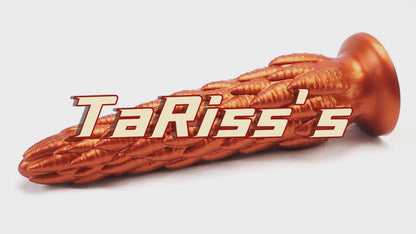 TaRiss's 松毬2代目 アナルプラグ アナル開発 凹凸あり 吸盤仕様 シリコン オレンジ色