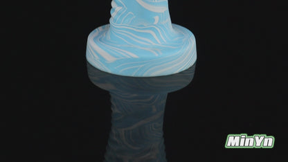 MinYn ディルド アナルプラグ 吸盤付き 液体シリコン 混色仕様