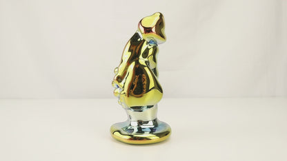 TaRiss's アナルバイブ アナルプラグ 7種類振動モード 台座あり リモコン付き ガラス製