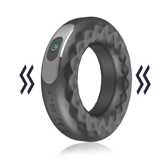 TaRiss's 電動ペニスリング コックリング ペニス責め 静音防水 10段階振動モード 多種用途 男性用 シリコン 42mm - TaRiss's