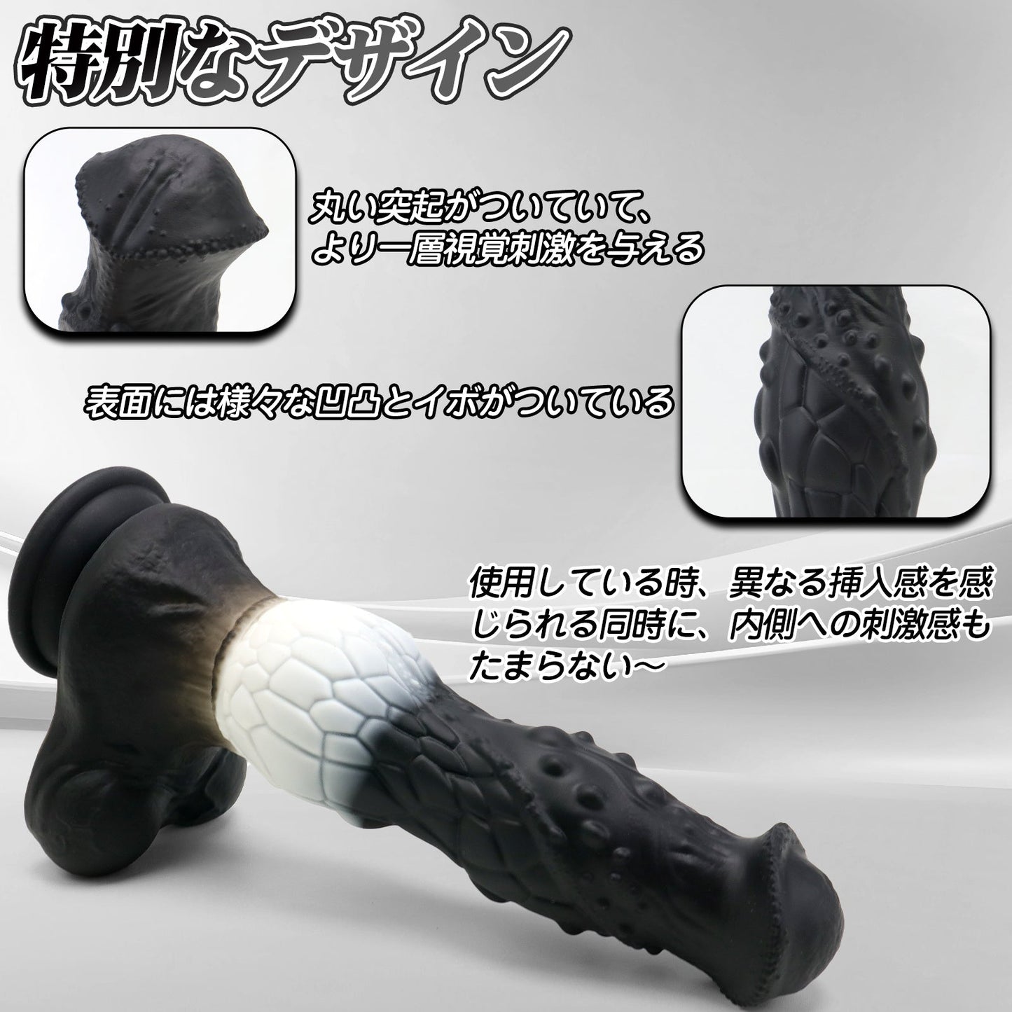 TaRiss's アナルバイブ アナルプラグ 上下ピストン可能 10種類伸縮と振動モード 加温機能 リモコン付き 吸盤仕様 液体シリコン - TaRiss's