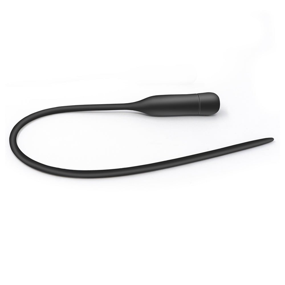 TaRiss's 尿道バイブ 尿道ブジー 尿道プラグ 10段階振動モード 静音防水 USB充電 多種用途 シリコン ブラック - TaRiss's