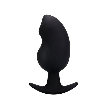 TaRiss's マンゴー アナルプラグ マンゴー形 アンカー形台座 外出用可 シリコン ブラック - TaRiss's