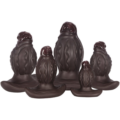 TaRiss's フクロウアナルプラグ 突起あり 凹凸あり アンカー台座 液体シリコン - TaRiss's