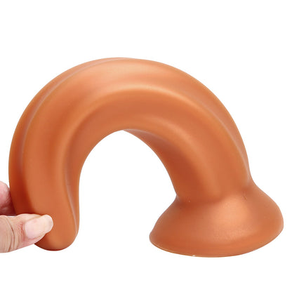 TaRiss's 乱伯 アナルプラグ 螺旋形 凹凸あり 吸盤付き 液体シリコン ゴールド - TaRiss's